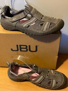 JBU Regal Water Ready Sandals B2REG19 Grey Petal NWT Women'Size: 9.5M